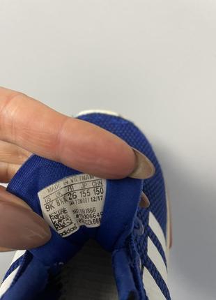 Adidas кеды синие кроссовки текстильные легкие2 фото