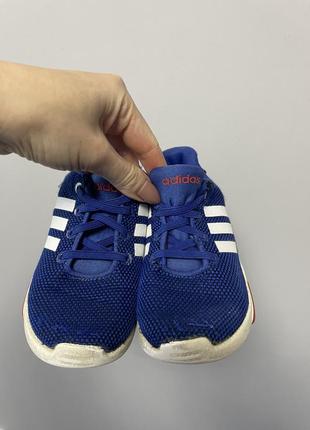 Adidas кеды синие кроссовки текстильные легкие6 фото