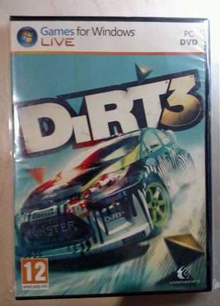 Гра диск colin dirt 3 ліцензія для pc / пк