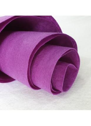 Фетр 1 мм м'який. розмір 0.82*2 м. колір — фіолетовий