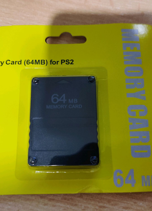 Memory card ( карта пам'яті ) для sony playstation 2 / ps2 64 mb
