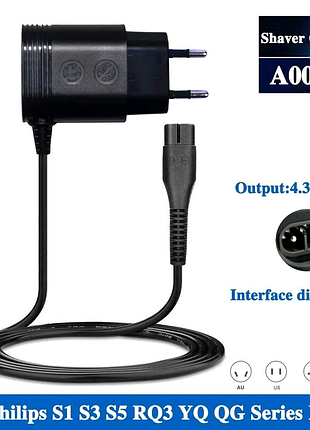 A00390 зарядний пристрій, блок живлення philips 4.3 v / 70 ma