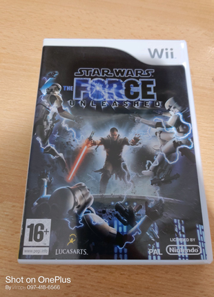 Гра диск star wars the force unleashed nintendo wii ліцензія pal