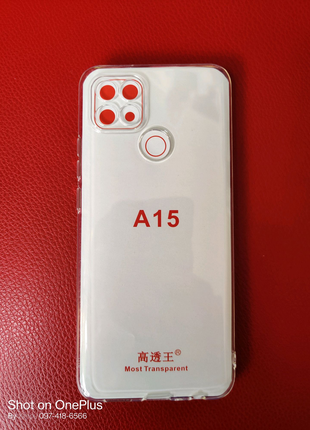 Захисний чохол smtt oppo a15 clear