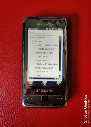 Смартфон samsung sgh-i900 omnia 8gb на windows mobile 6.15 фото