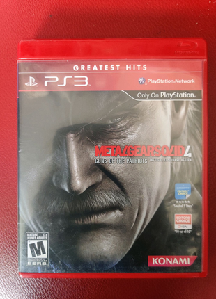 Гра metal gear solid 4 для air conflict secret wars ps3 playstation 3 диск