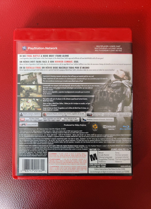 Гра metal gear solid 4 для ps3 playstation 3 диск2 фото