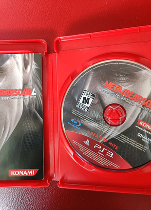 Гра metal gear solid 4 для ps3 playstation 3 диск3 фото