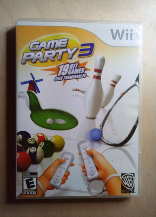 Гра диск nintendo wii game party 3