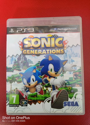 Гра диск sonic generations для ps3