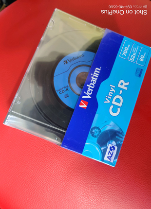 Cd-r verbatim 700mb vinyl slim box поштучно