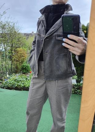 Джинсовый пиджак джинс6 фото