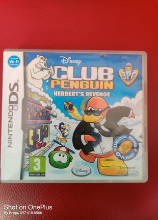 Гра картридж club penguin : herbert's revenge nintendo ds