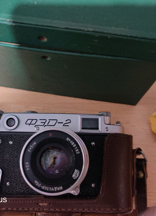 Фотоаппарат пленочный фэд-2 ссср индустар 26м