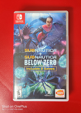 Гра картридж subnautica + subnautica below zero nintendo switch