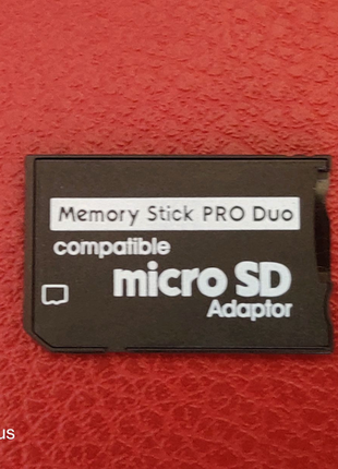 Адаптер - перехідник sony memory stick pro duo - microsd psp