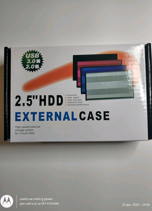 Зовнішній кишеня кейс hdd 2.5" ssd usb 2.0 алюміній