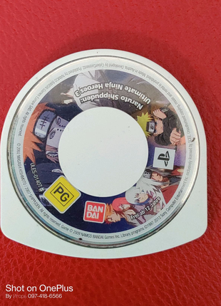 Игра sony psp umd диск naruto shippuden : ultimate ninja heroes 3