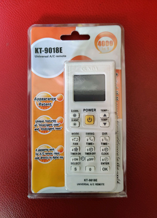 Універсальний пульт для кондиціонерів qunda kt-9018e