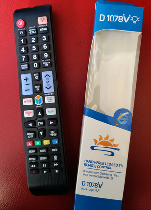 Універсальний пульт для телевізорів samsung d1078v