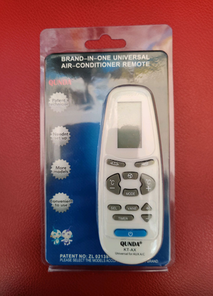 Пульт qunda kt-ax для кондиціонерів saturn, delfa, mirta