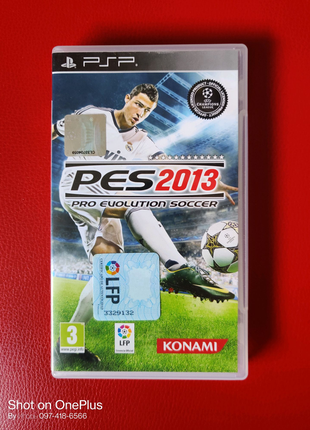 Гра диск pes 2013 pro evolution soccer sony psp umd