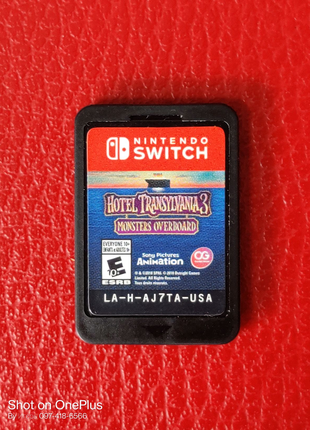 Гра  hotel transylvania 3 картридж для nintendo switch