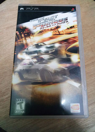 Гра sony psp umd диск fast and the furious