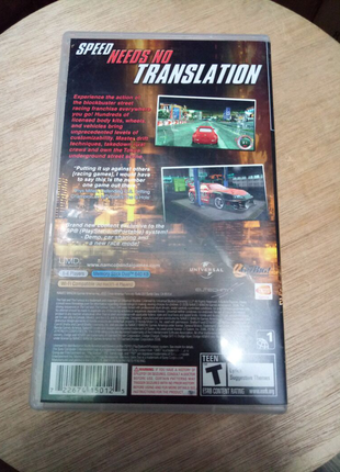 Гра sony psp umd диск fast and the furious2 фото