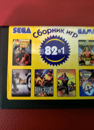 Картридж sega 82in1 16 bit