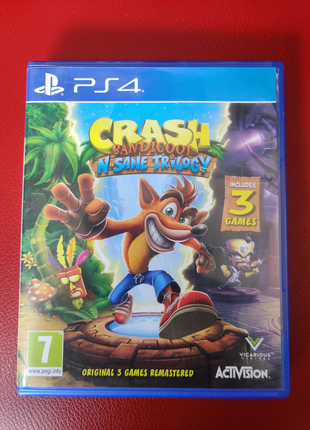 Гра диск crash bandicoot : n-sane trilogy для sony ps4 / ps5