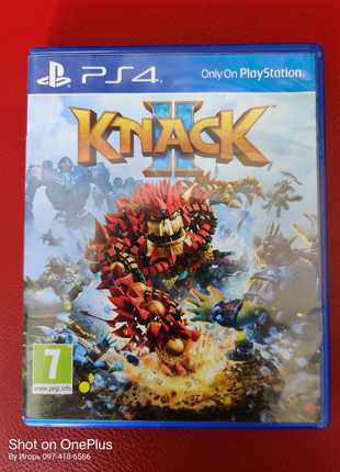 Гра диск knack 2 для ps4 / ps5