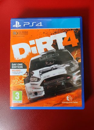 Гра диск dirt 4 для ps4 / ps5