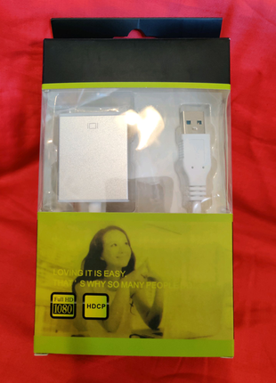 Адаптер конвертер usb 3.0 to hdmi 1080р hd