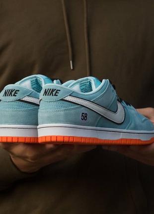 Nike sb dunk blue orange “club 58”2 фото