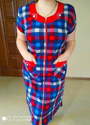 🌿🌹 жіночий трикотажний халат 🌿🌹