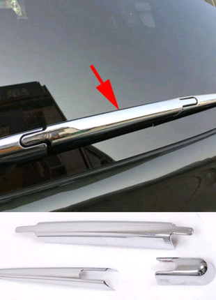 Хром накладка на заданий дворник nissan xtrail t32, rogue
