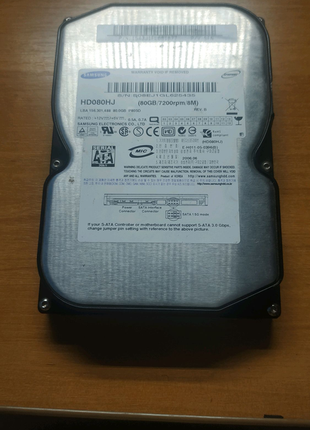 Вживаний жорсткий диск samsung 3.5" 80gb