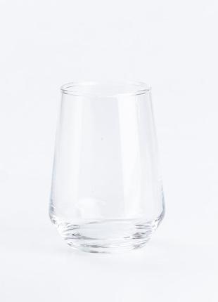 Стакан 390 мл для воды и сока высокий стеклянный прозрачный набор 6 штук2 фото