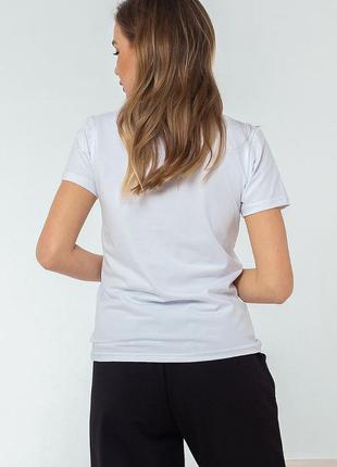 Жіноча  футболка тризуб2 фото