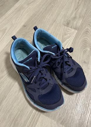 Кросівки бігові сині блакитні 38 розмір1 фото
