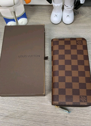 Гаманець lv zippy vertical damier ebene