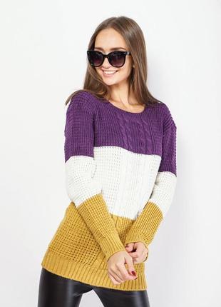 Жіночий светр напіввовняний - різні кольори1 фото
