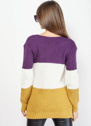 Жіночий светр напіввовняний - різні кольори4 фото