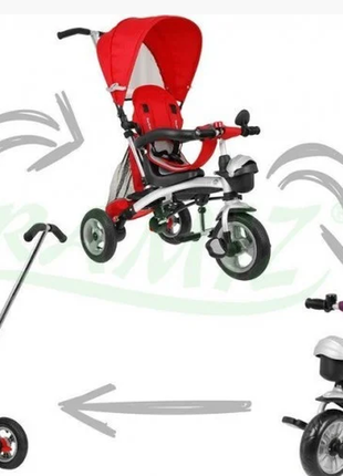 Дитячий велосипед sport tpike explorer air надувні колеса червоні
