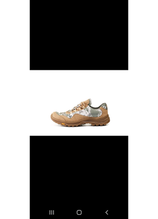 Тактичні коричневі кросівки піксель на протееторній підошві1 фото