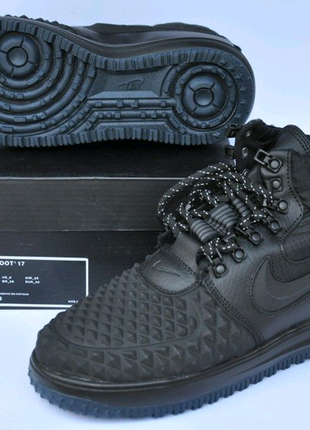 Nike lunar force 1 duckboot "чорні"❄️🔥