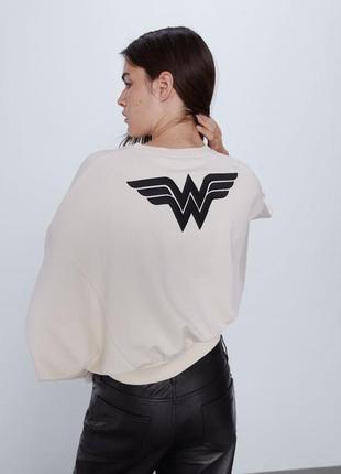 Худі/ світшот толстовка zara зара wonder woman2 фото