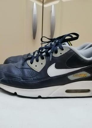 Кроссовки nike air max 90 натуральная шкira