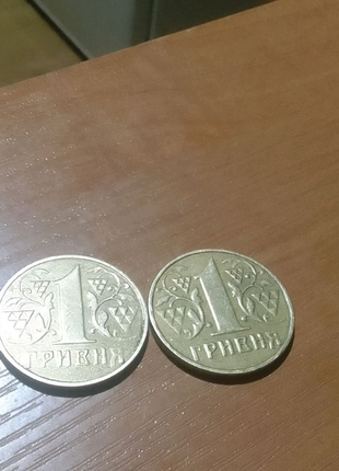Монети 1 гривня1 фото